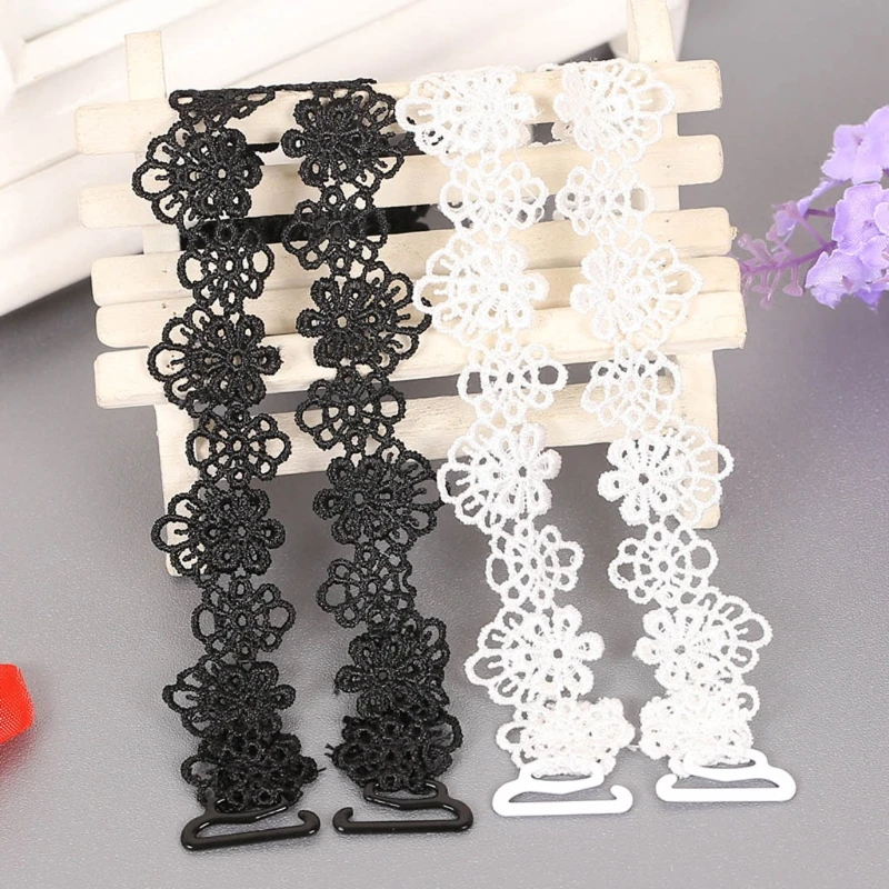 Женский цветочный кружевной бюстгальтер на бретельках противоскользящее