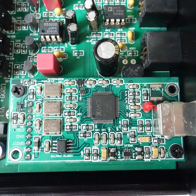 Аудио U9 ES9028Q2M и XMOS XU208 USB Lehmann архитектура усилитель для наушников и декодер DAC Выход DSD