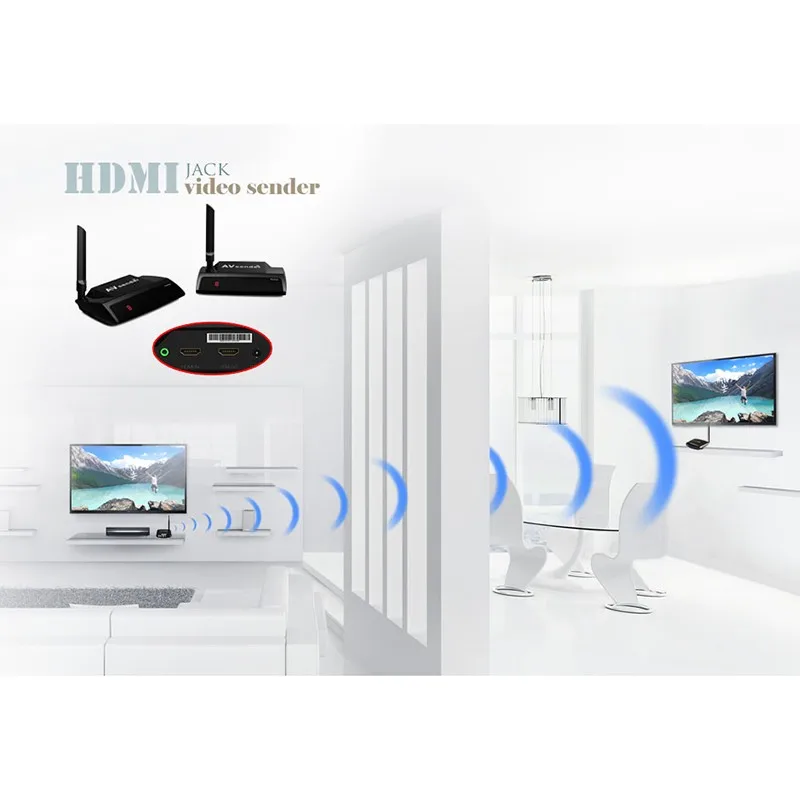 PAT-300 PAKITE г 5,8G аудио-видео HDMI беспроводной передатчик и приемник 580 м расстояние передачи ИК пульт дистанционного управления EU/UA/UK/AU AV Sende