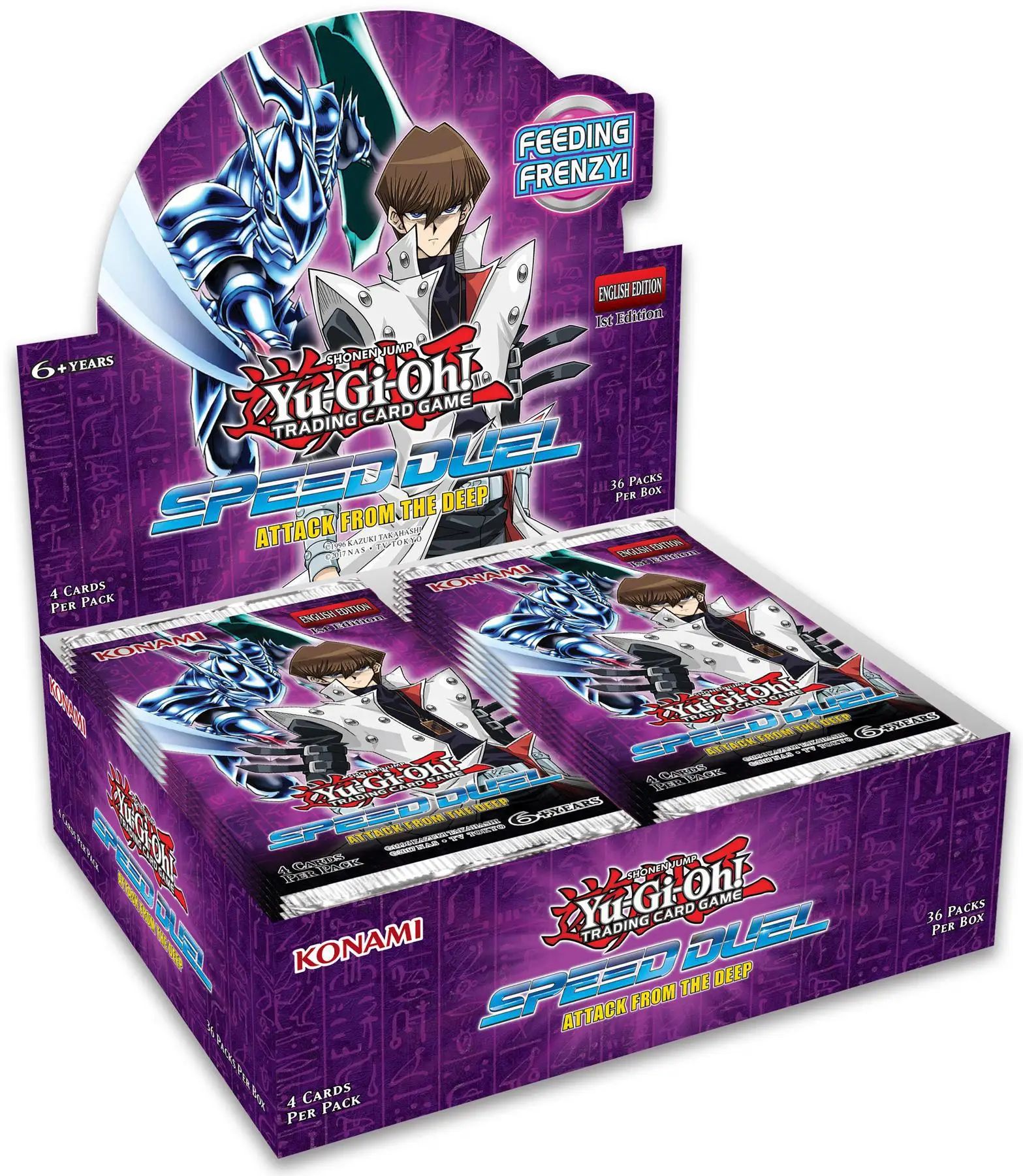 Yu Gi Oh оригинальная американская-Европейская версия высокоскоростная duel speed Duel Attack из глубокого - Цвет: Светло-серый