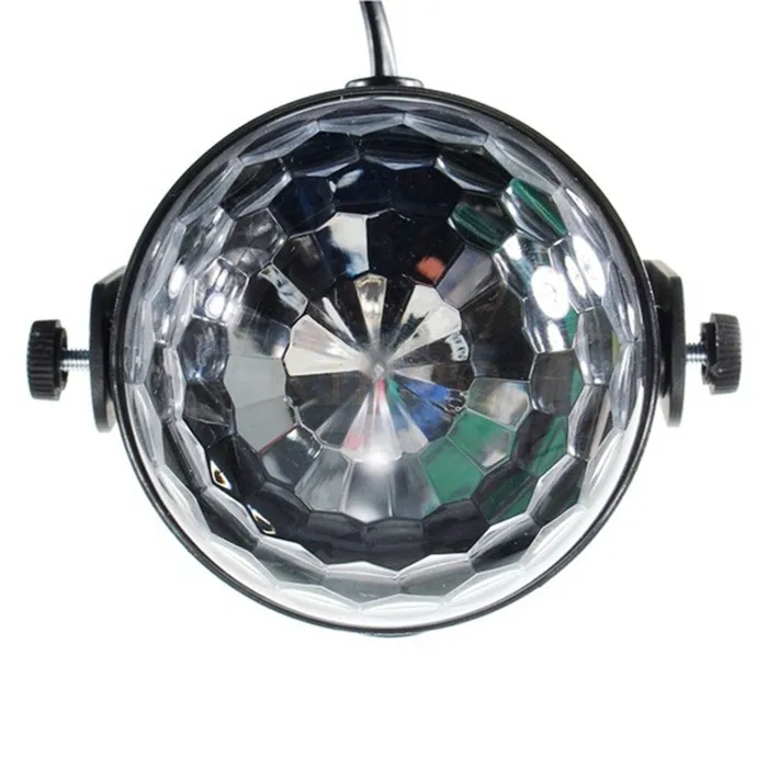 Voice Control RGB LED Stage Lamps Crystal Magic Ball Sound Laser Effect Light Party Disco Club DJ | Лампы и освещение