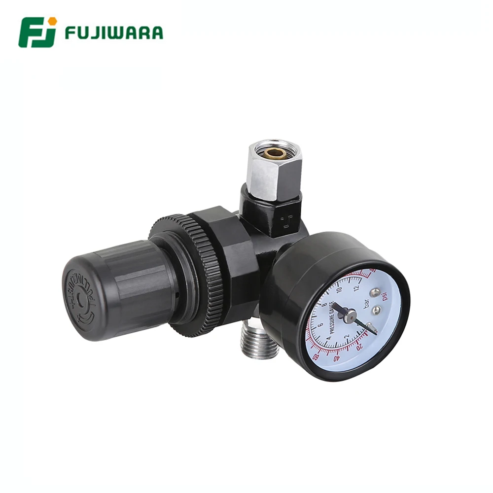 Вакуумный манометр FUJIWARA 0-10 бар/0-12 бар Мини-шкала воздуха вакуумный манометр метр Стабильная производительность давление Gage