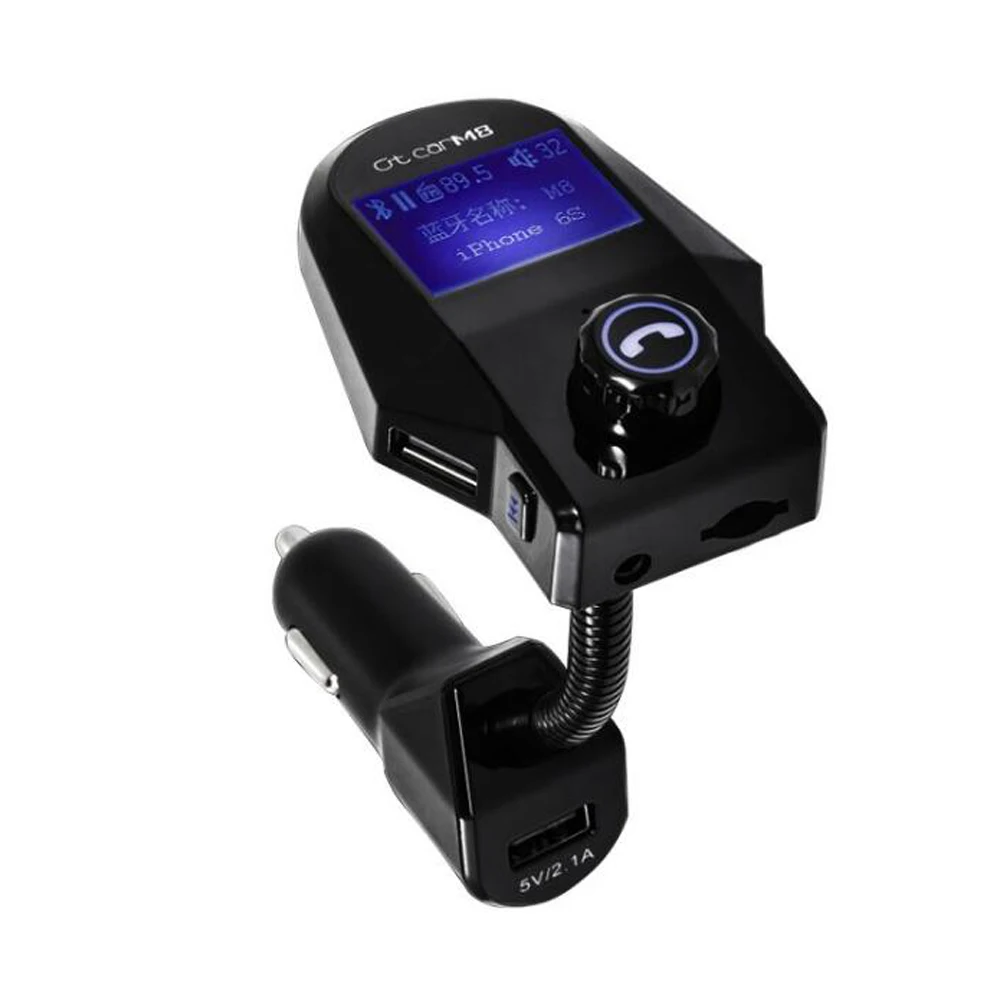 M8 Автомобильный Bluetooth Hands Free fm передатчик 3 5 мм AUX MP3 плеер 3.1A USB Автомобильное
