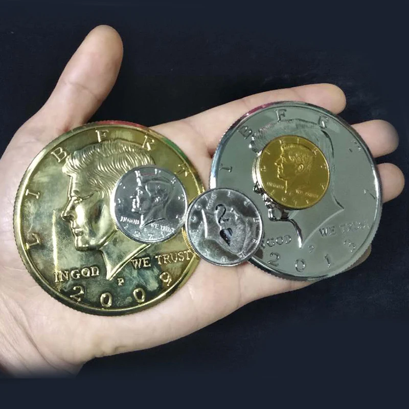 Chinese Half Dollar Morgen Japanese Coins Eragon Magic Tricks Toys Props Professional Magician | Игрушки и хобби