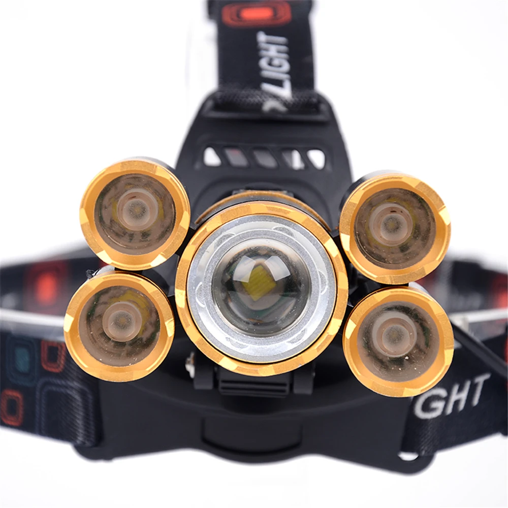 Фонарь налобный светодиодный с зарядкой от USB и датчиком|Налобные LED-фонари| |