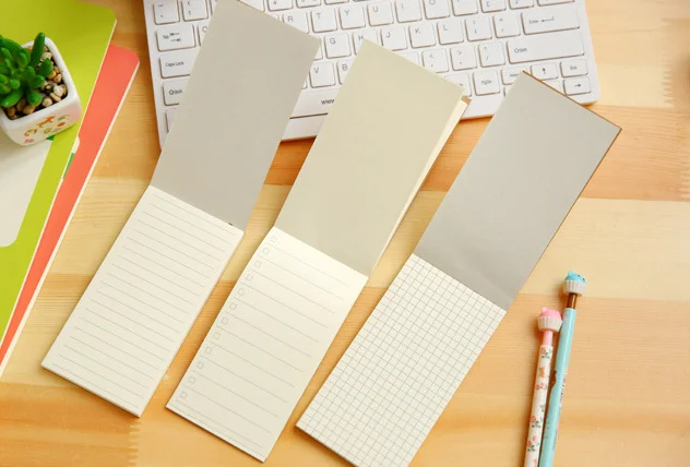 Простой Стильный блокнот для записей из крафт бумаги планировка школьные