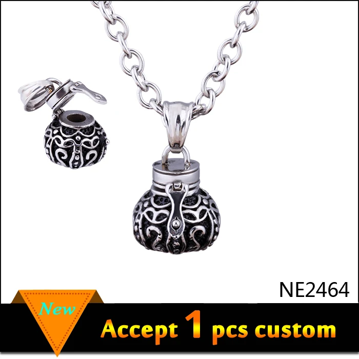 Senfai молитвенная коробка для духов ожерелье бутылочка желаний Античная Медная