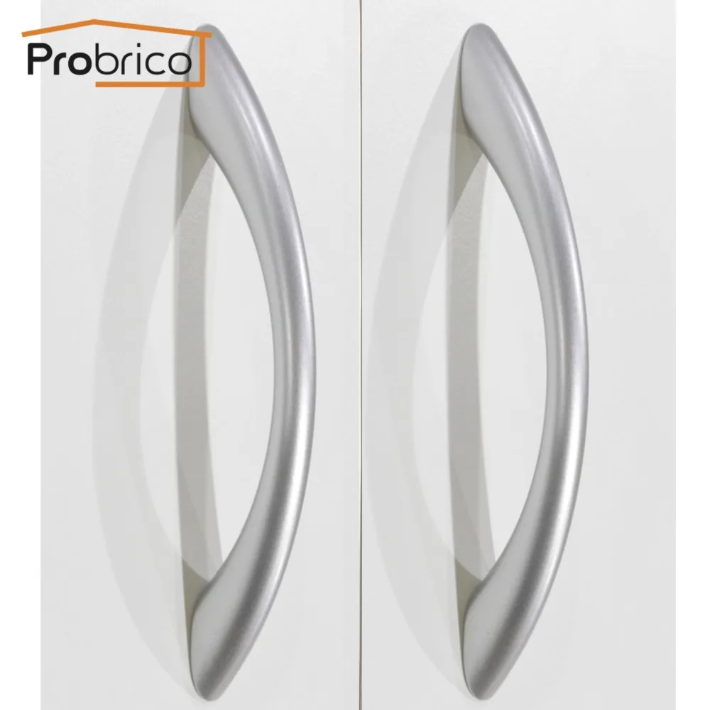 Probrico пластиковые ручки для шкафа мебельные ящиков тянет кухонное оборудование |