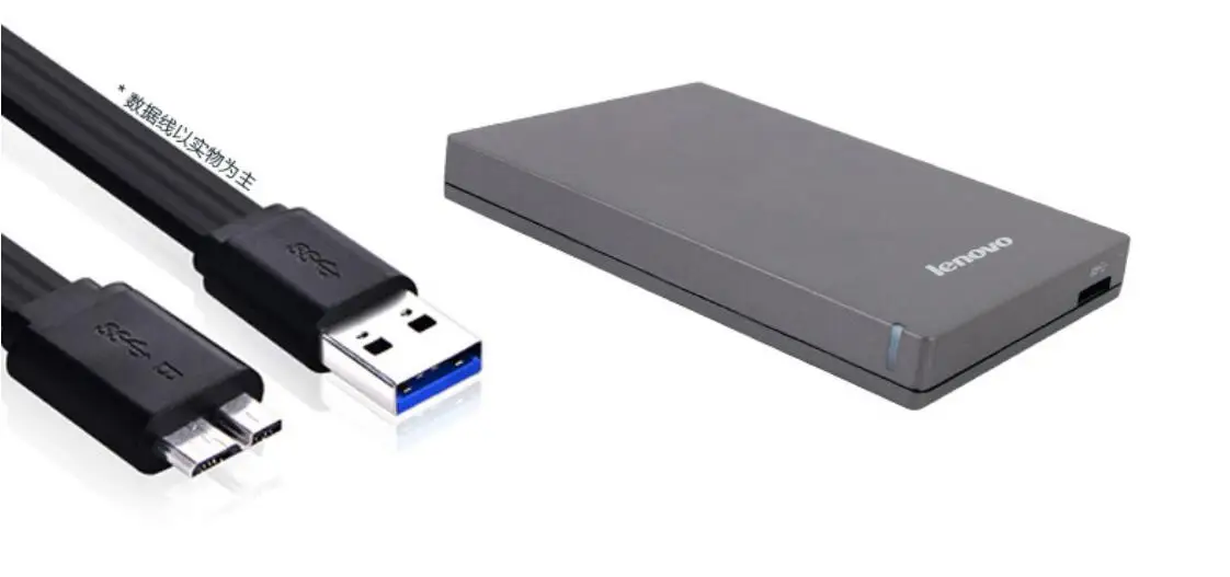 Оригинальный внешний жесткий диск Lenovo 1 ТБ HDD USB 3 0 устройства для хранения
