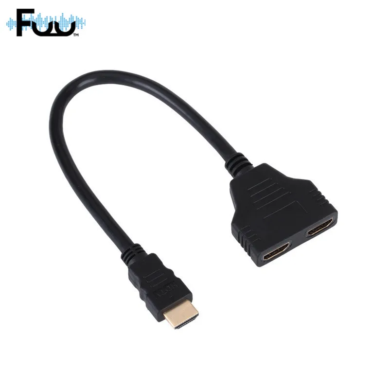 1080P 2 порта HDMI сплиттер 1 в Выход папа к Femal видео кабель адаптер Hdmi переключатель