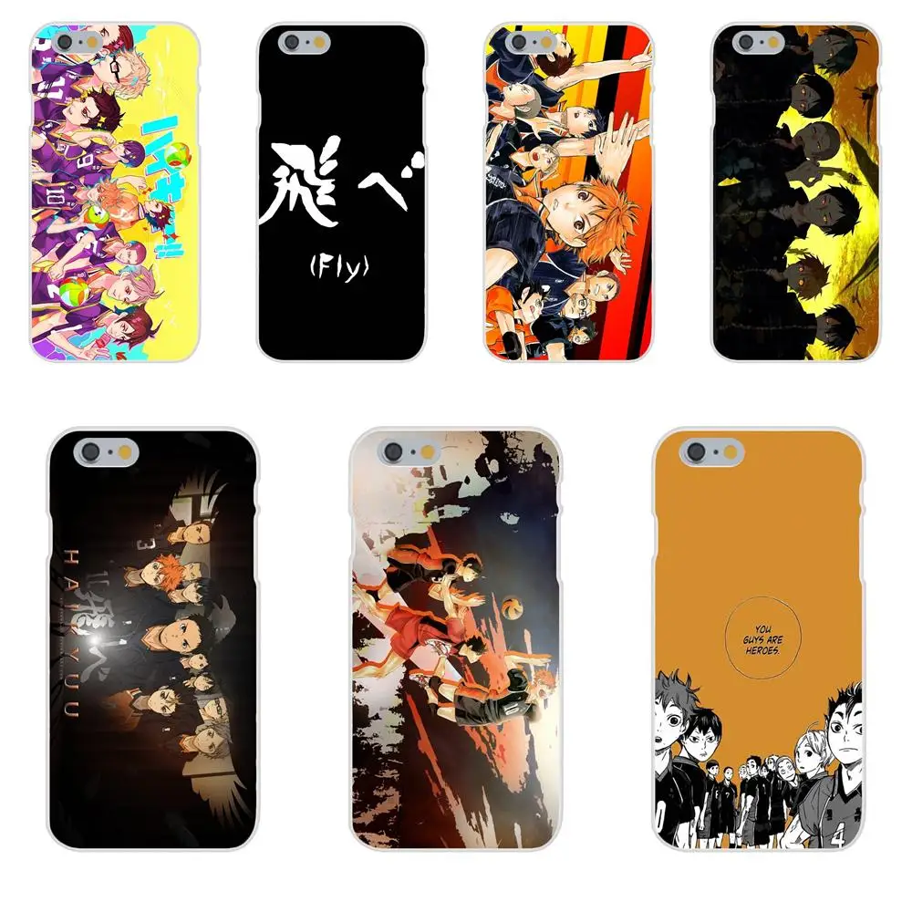 Haikyuu! Команда Karasuno Мягкий ТПУ дизайн телефон для Galaxy A3 A5 A7 A8 A9 A9S On5 On7 Plus Pro Star 2015 2016