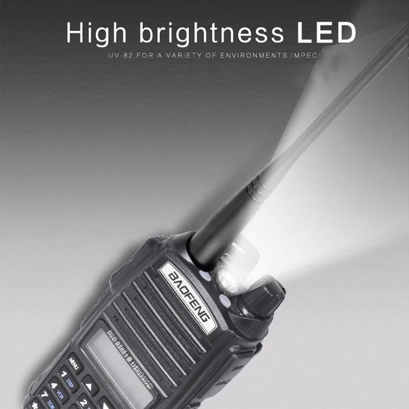 Портативная рация baofeng UV-82 walkie-talkie portable radio UV 82 walkie talkie handphone кошелек 10 KM охотничье