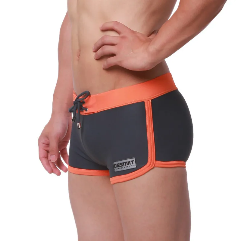 Мужские шорты боксеры нейлоновые тянущиеся плавки для пляжа|nylon swim|swimwear short menbeach