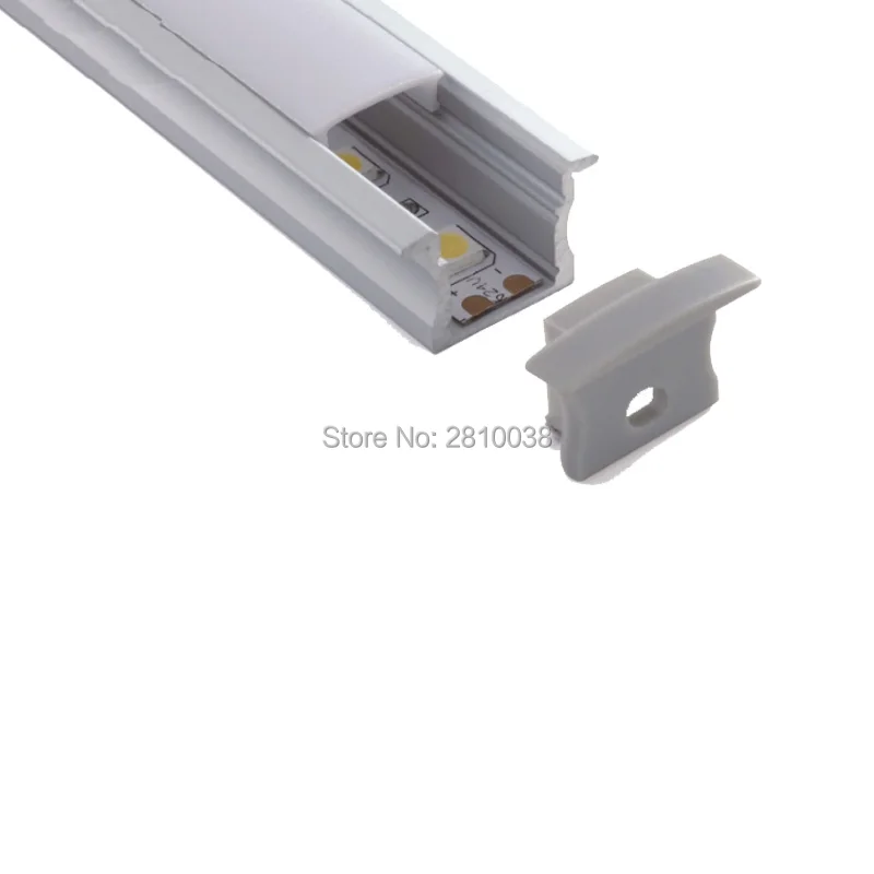 10 x 1M Sets/Lot Recessed wall aluminum profile for led strip light T size aluminium led channel extrusion for wall lamps