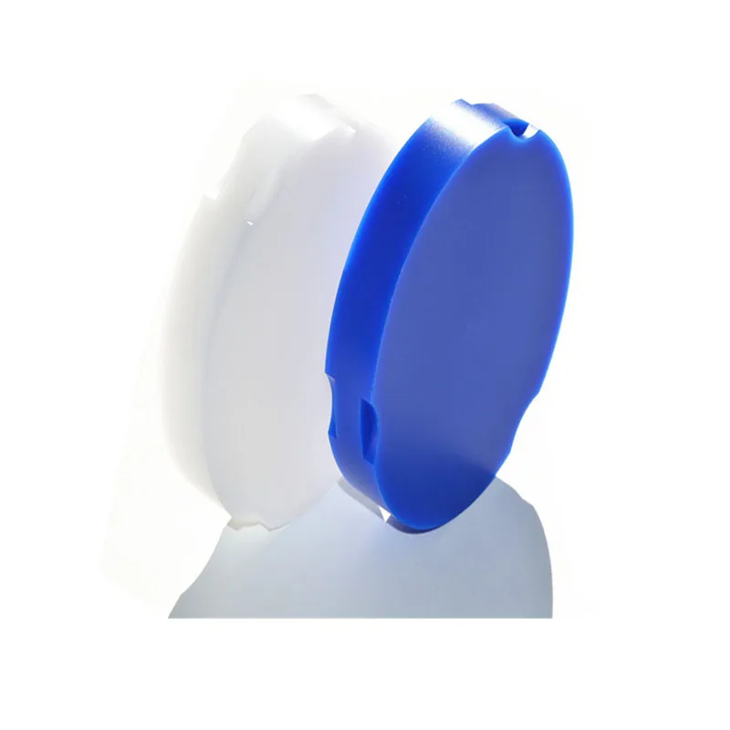 

New 5 PCS/lot OD95*16mm Blue White Zirkon Zahn CAD CAM Dental Carving Wax Blocks for Denture and Jewellery Model