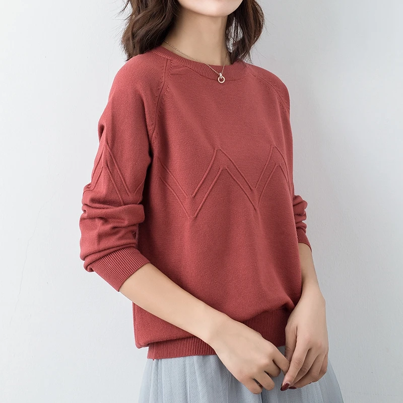 2019 Gigh Quality Cashmere Sweater Women Knit Top Winter Strong Autumn Women's Leisure Soft | Женская одежда