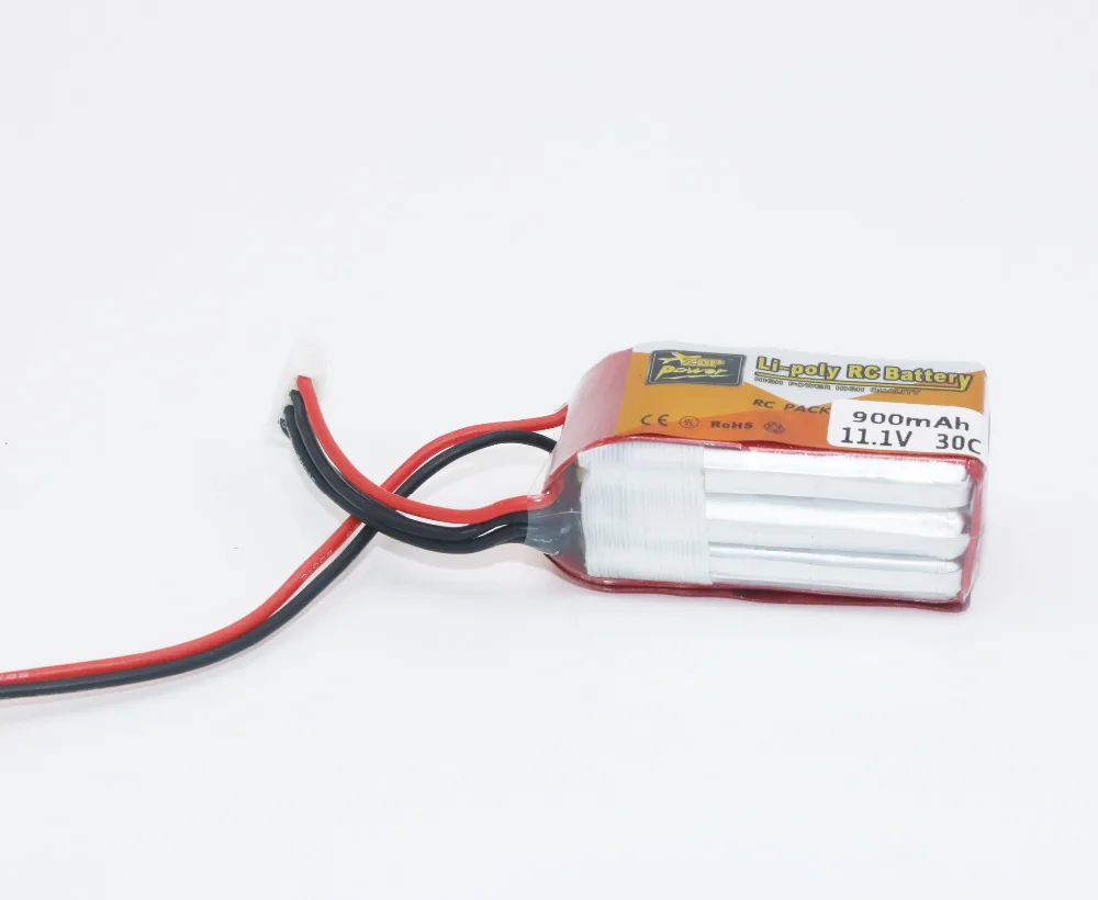 ZOP power RC LiPo аккумулятор 3S 11 1 V 900mAh 30C Max 60C JST разъем для радиоуправляемого