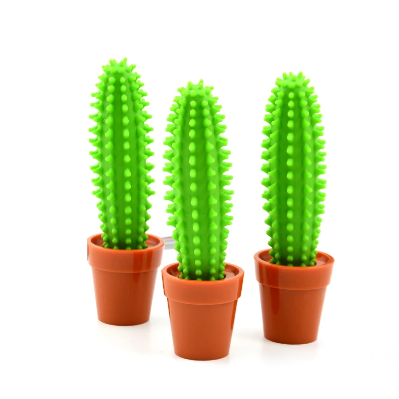 1 Pcs Insert Cartridge Type 0.5 Creative Cartoon Ball Pen Novelty Cactus Student Teacher Writing Point Stationery | Канцтовары для
