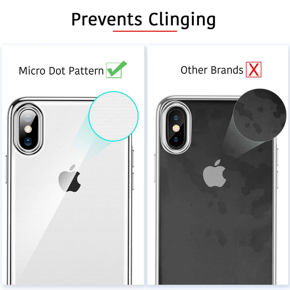 ESR 1 мм Ультратонкий Мягкий ТПУ покрытие рамка чехол для телефона для iPhone XS XR XS Max чехол Полный Чехол для iPhone XS XR XS Max чехол для телефона