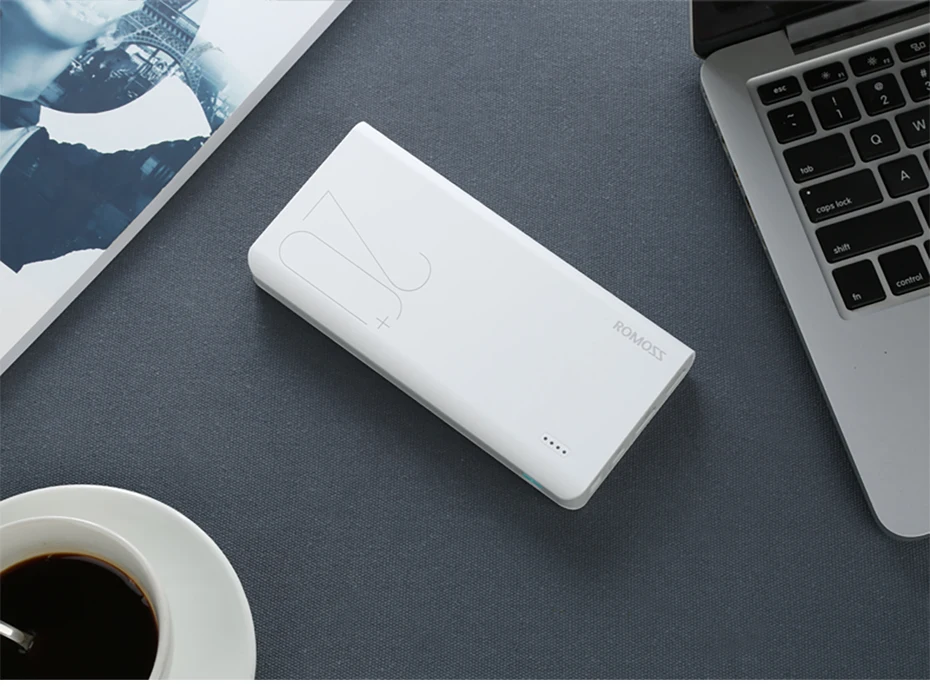ROMOSS Sense 6+ power Bank 20000 мАч портативный внешний аккумулятор с QC3.0 двухсторонняя Быстрая зарядка для телефонов и планшетов