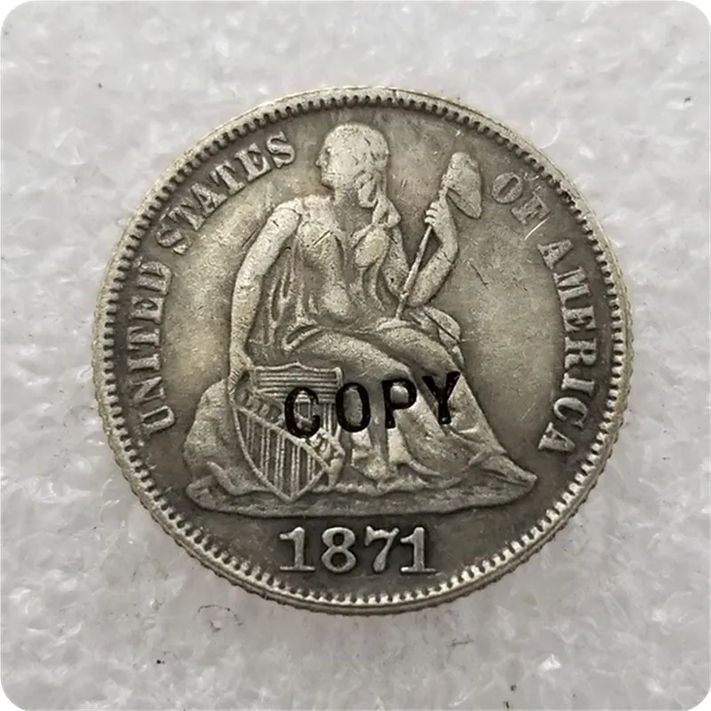 США (1871 1872 1873 1874 )-фотокопия монеты | Дом и сад