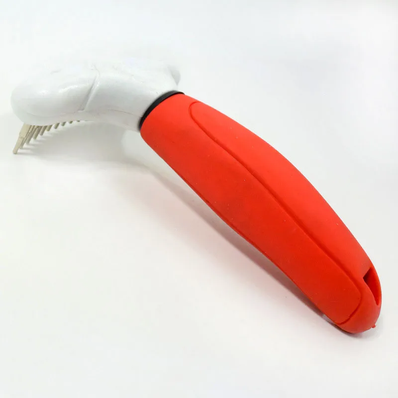 Расческа для груминга домашних животных инструмент вычесывания собак дуговая