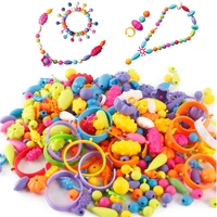 400pcs pop beads toys colorful art crafts for girls bracelet snap bead toy jewelry accessories puzzle educational toy for kids