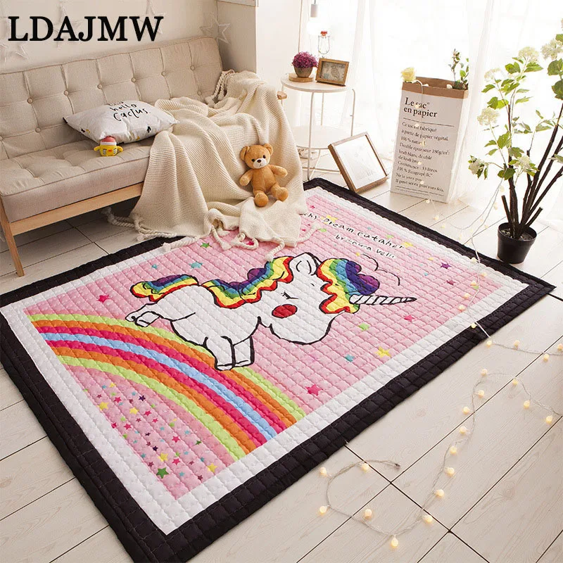LDAJMW скандинавский ковер с рисунком спальня гостиная матрас детская комната