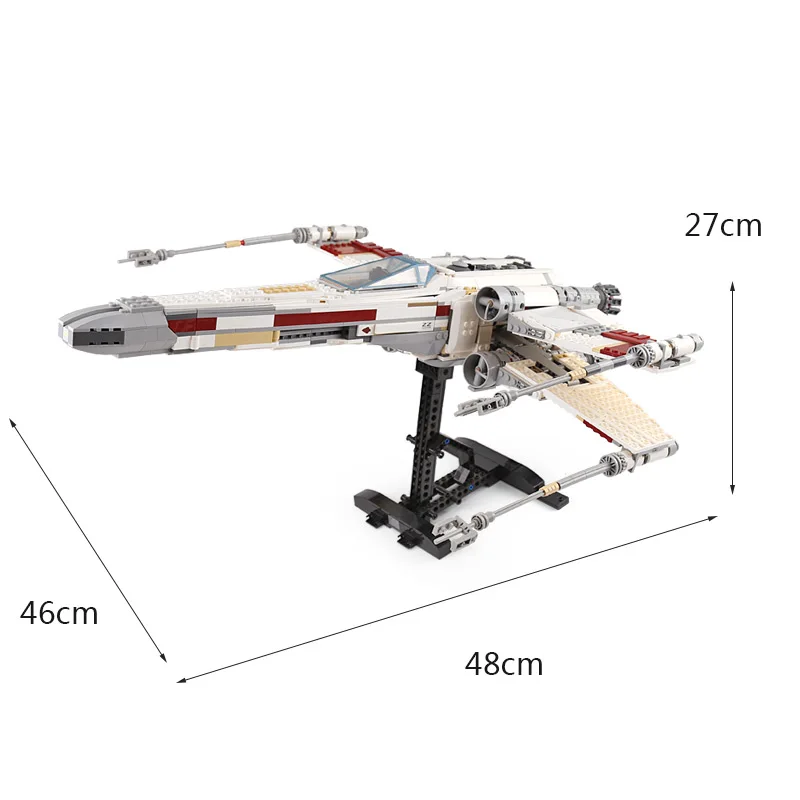 05039 Звездный План серии UCS Rebel Red Five X wing модель космического истребителя самолет с 10240 Строительные кирпичи игрушки Совместимые лего подарки