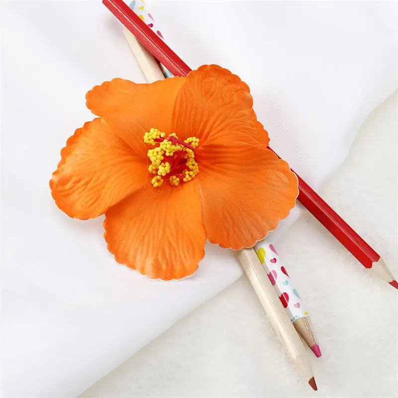 1 шт. Гибискус цветы Гавайские искусственные для украшения стола партия