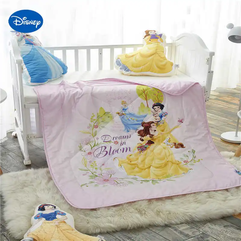 Disney Princess Beauty and Beast Belle летнее стеганое одеяло 100% хлопок постельные принадлежности