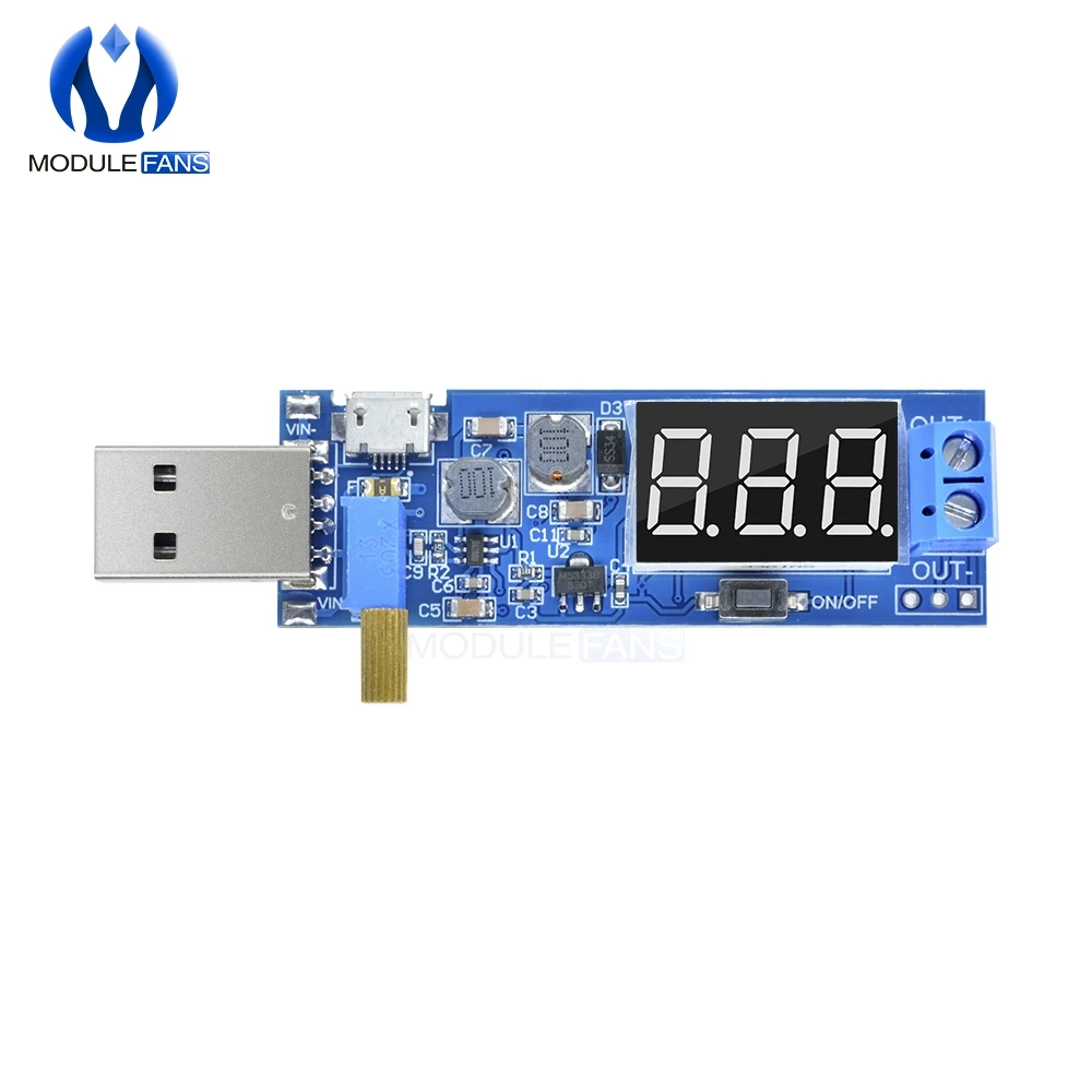 Цифровая светодиодная флейта от 5 В до 3 в 12 USB понижающий блок питания повышающий