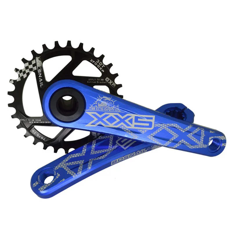 Новый велосипедный комплект Шатунов со звездочками кривошипная цепь 30T 32T 34T 7075 CNC