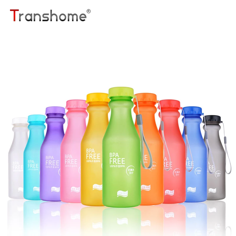 550 мл небьющиеся пластиковые бутылки с водой / открытый спорт BPA бесплатные