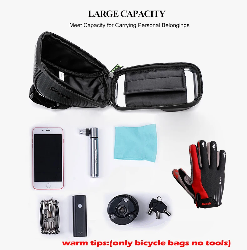 Водонепроницаемый велосипедный держатель для телефона Sireck подставка на руль