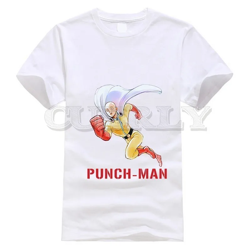 2019 новая футболка с принтом One Punch Man Saitama Thsirt большой размер японский мультфильм