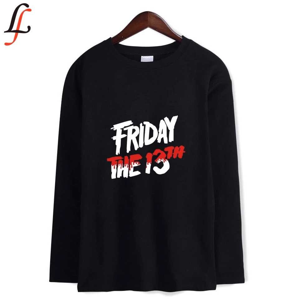Friday the 13th игра для мужчин/женщин Harajuku водолазка футболка высокого качества