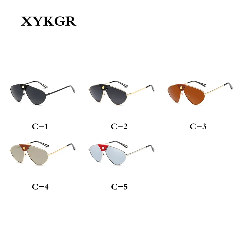 XYKGR новые модные Металлические поляризованные солнцезащитные очки женские