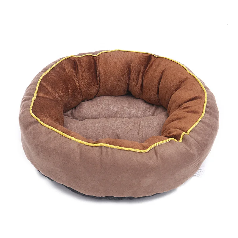 Venxuis Soft Round Pet Cat Bed Cute Cotton Warm Dog Sleeping Mat Winter Fleece House cama perro | Дом и сад