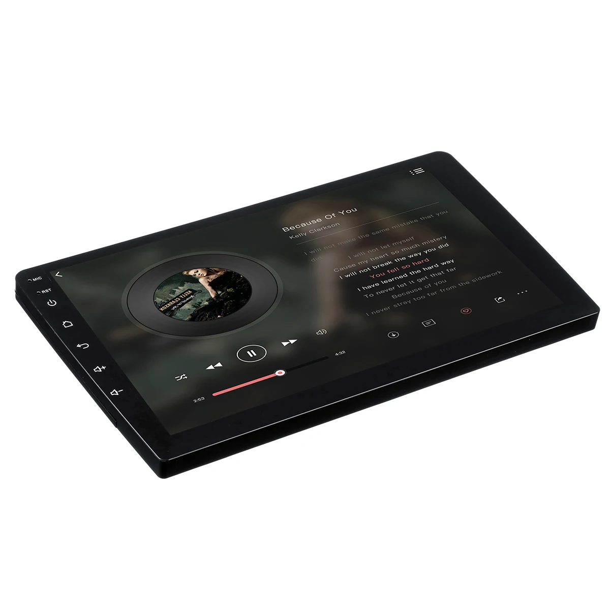 Автомобильный мультимедийный плеер 9 ''для Android 8, автомобильный стерео 2 DIN, bluetooth, wifi, gps, Nav, четырехъядерный радио, видео, MP5 плеер