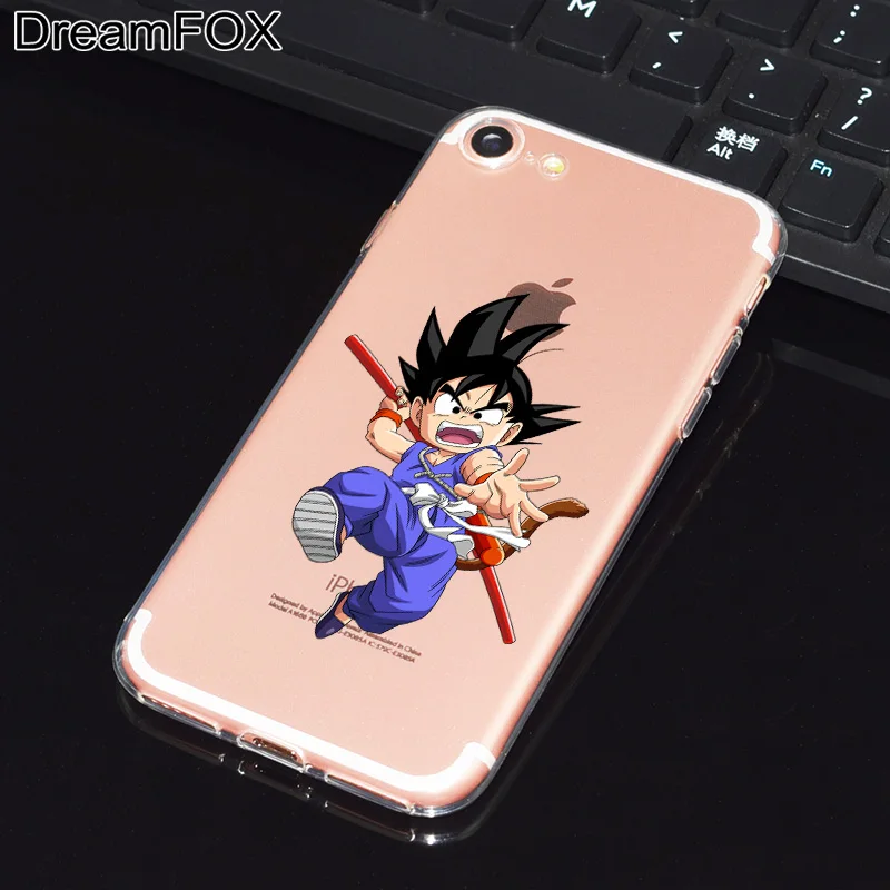 DREAMFOX L521 Dragon Ball Goku Мягкий ТПУ силиконовый чехол для Apple iPhone 11 Pro XR XS Max 8X7 6 6S Plus 5 5S SE 5C 4