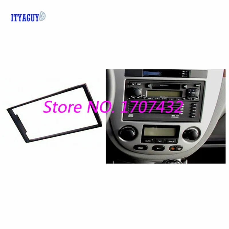 

Высококачественная Автомобильная 2 Din Fascia Для Excell e Lacetti Nubira Aveo Forenza Verona Dash Trim Kit установочная рамка с маской