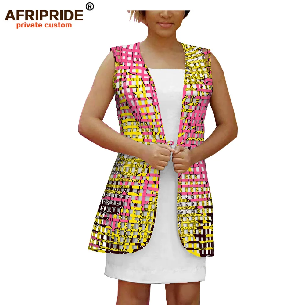 2019 african clothes for women ankara tops print coat  high quality stitched outfits pure cotton dashiki AFRIPRIDE A1924005