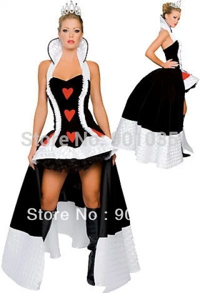 Костюм Королевы сердца с короной 8119|queen of hearts costume|queen heartsqueen crowns |