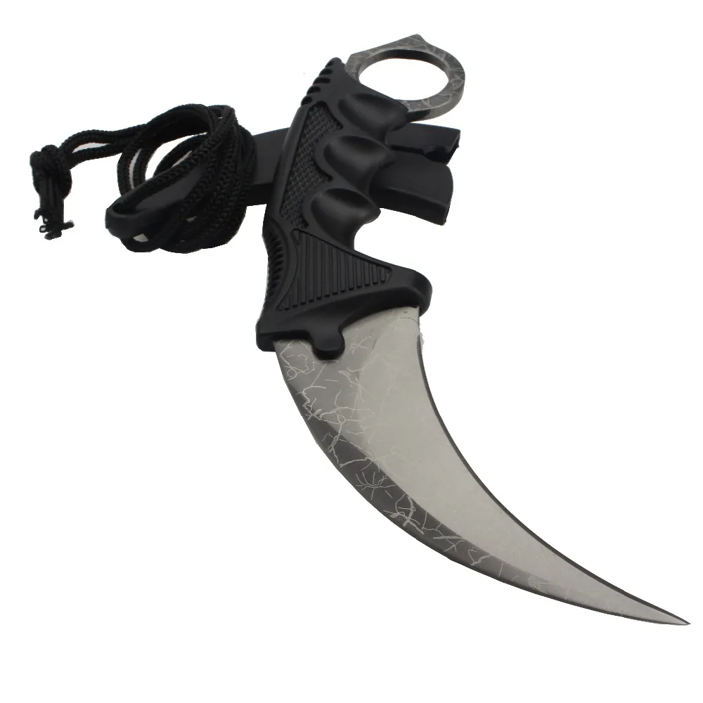 Karambit нож Тактический фиксированный нож с лезвием Faca Cuchillo De La Supervivencia Couteaux Lame Fixe CSGO Kelebek боевой нож