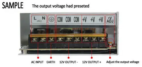 AC 110 V-220 V постоянного тока до DC5V 12V 24V 10A/15A/20A/40A/60A переключатель Питание адаптер для Светодиодные ленты светодиодный лента в полоску 3D-принтеры