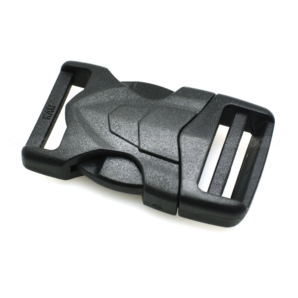 

3/4''(20mm) Cool style Contoured Side Release Buckles For Paracord Survival Bracelets/Dog Collar Black Free Shipping