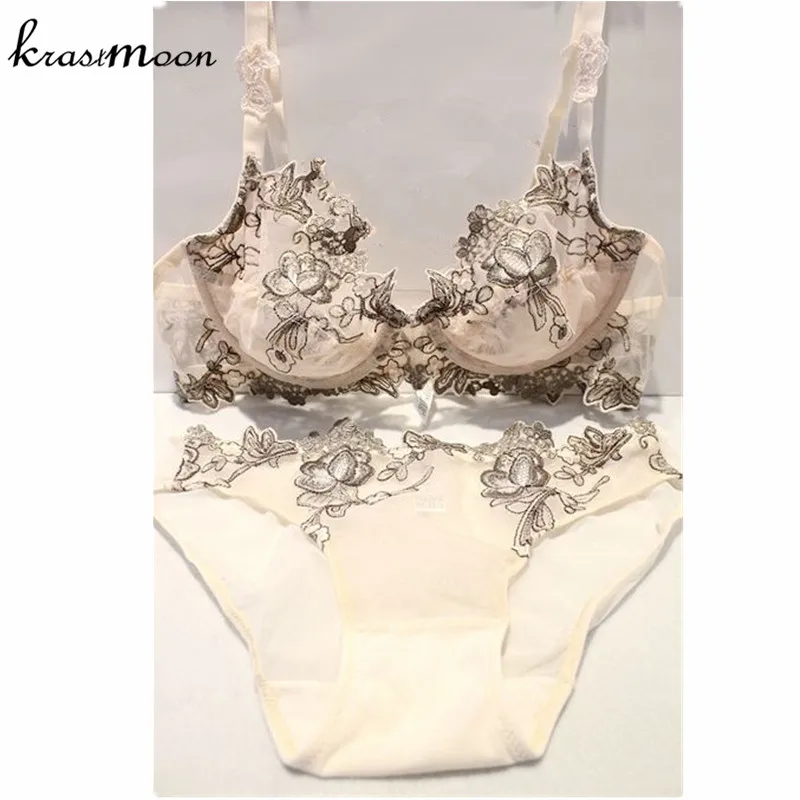 Французский большой бренд Роскошный Ультратонкий просвечивающий бюстгальтер