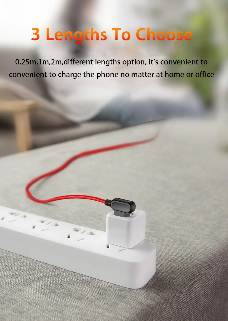 90 градусов Usb type C кабель для быстрой зарядки Тип провода 2 м Кабо Tipo Xiaomi Redmi Note 8 Pro 8T
