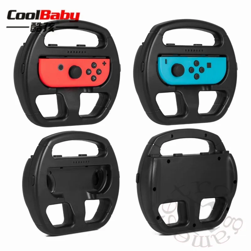 

2pcsfor Nintend Switch Wheel PC for Switch Steering Joy-Con Wheel for Nintendo Switch Games